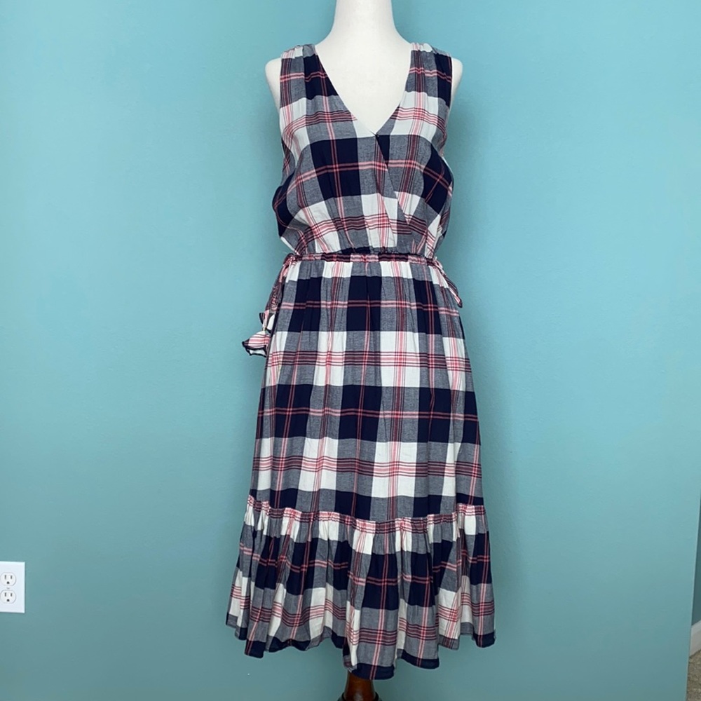 Isabelle Sinclair (Anthropologie) plaid dress